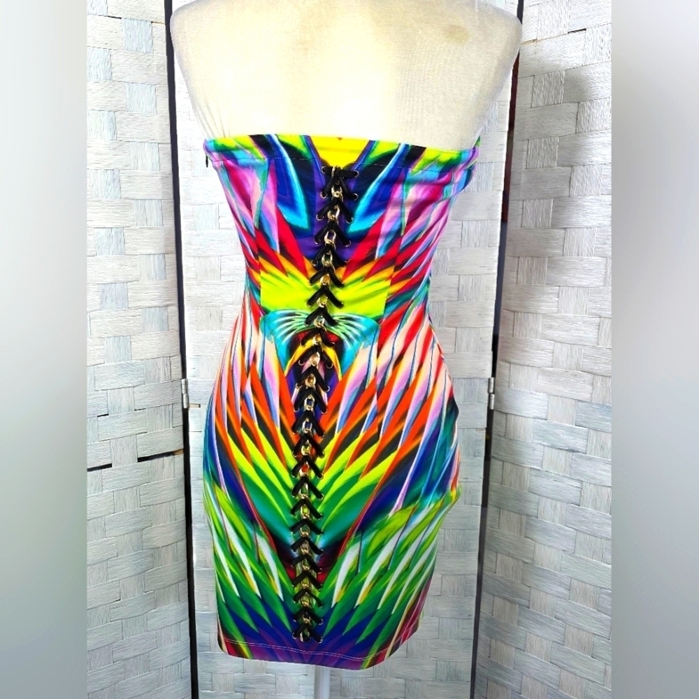 BEBE Strapless Dress - Picture 4 of 8